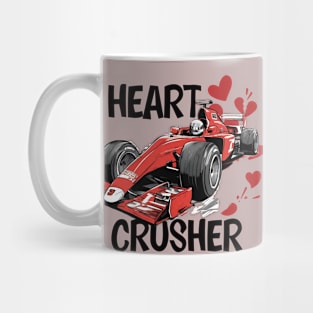 F1 heart crusher Mug